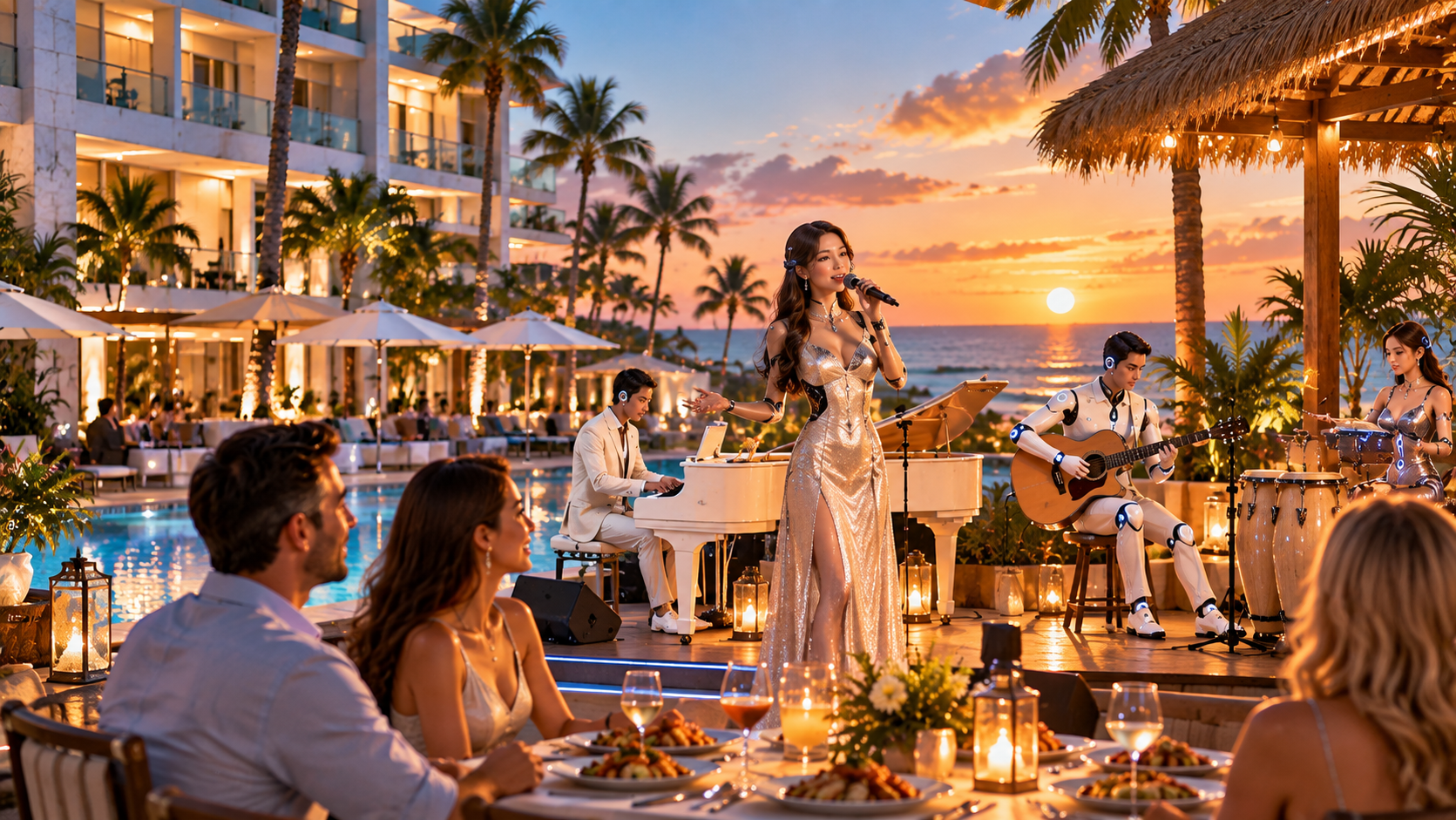 AFK Resort Sunset concept